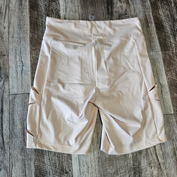 Victoria Secret Sport Cut Out Bike Shorts Size Small Euphoria Pink Active Gym - Picture 6 of 11